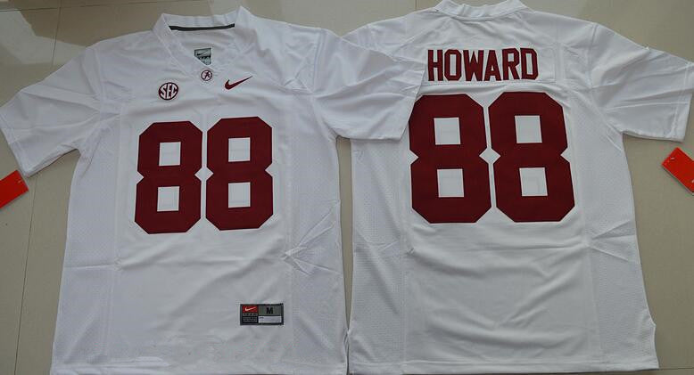 Alabama Crimson Tide #88 O. J. Howard Red Limited Stitched College Football NCAA Jersey