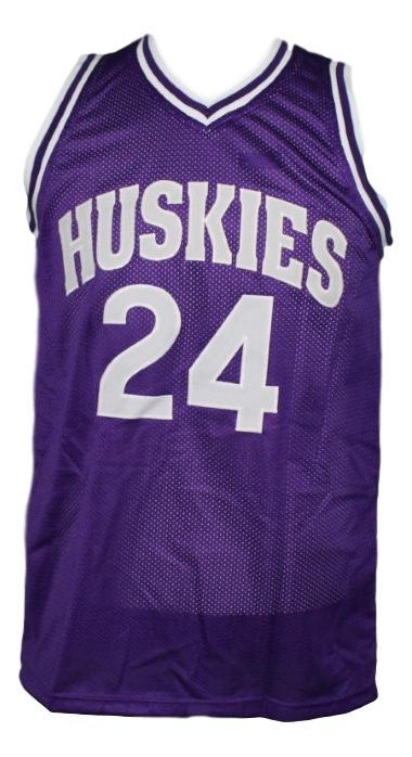 A Tyler Jersey #24 HuskiesThe 6th Movie Basketball Sewn Purple