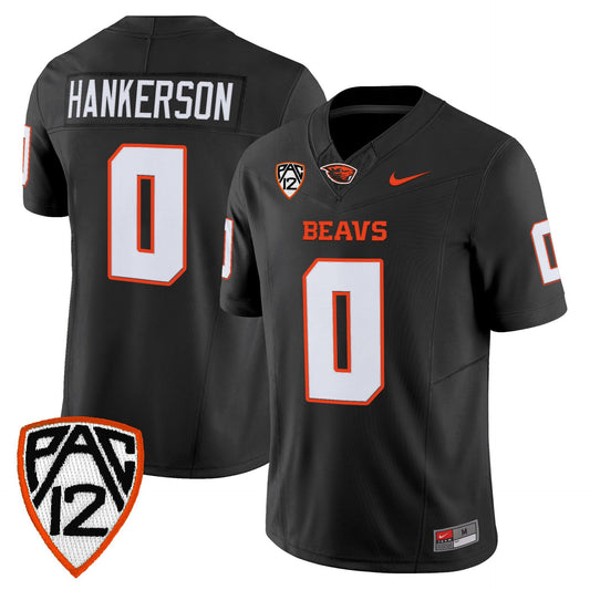 Anthony Hankerson Jersey #0 Oregon State Beavers 2025 Limited Stitched Black
