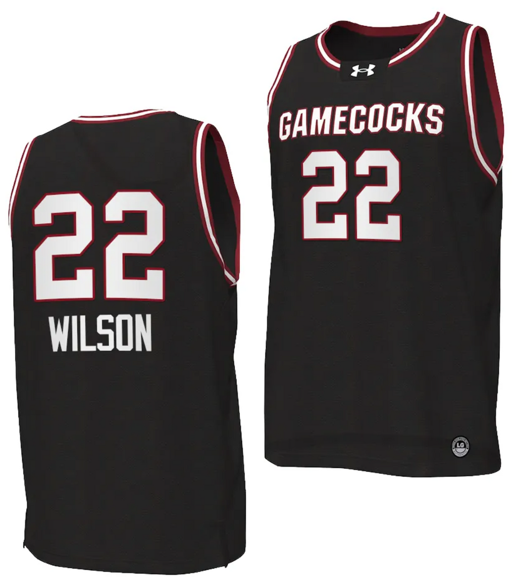Raven Johnson Jersey #25 South Carolina Gamecocks College Basketball 2023-24 Replica Black
