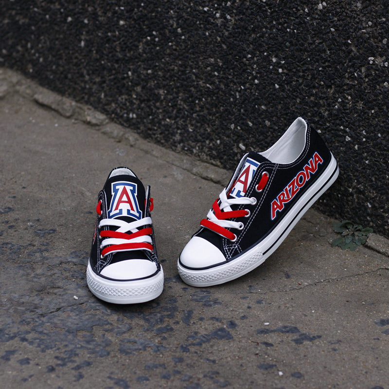 Arizona Wildcats Limited Print NCAA College Students Low Top Canvas Shoes Sport Sneakers 1