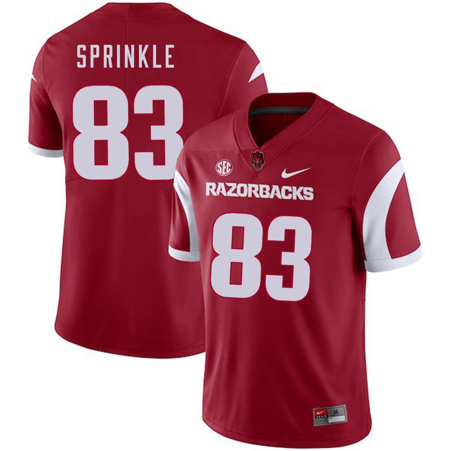 Arkansas Razorbacks #83 Jeremy Sprinkle College Football Jersey Red