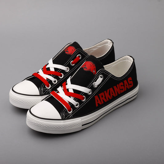Arizona Wildcats Limited Print NCAA College Students Low Top Canvas Shoes Sport Sneakers (Copy)