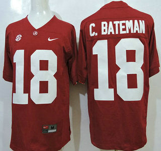 Alabama Crimson Tide #18 Cooper Bateman Red 2015 College Football Limited Jersey
