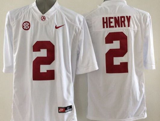 Alabama Crimson Tide #2 Derrick Henry White 2015 NCAA Football Limited Jersey