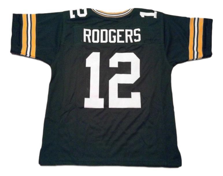 Aaron Rodgers Jersey #12 Custom Unsigned Football Stitched Green