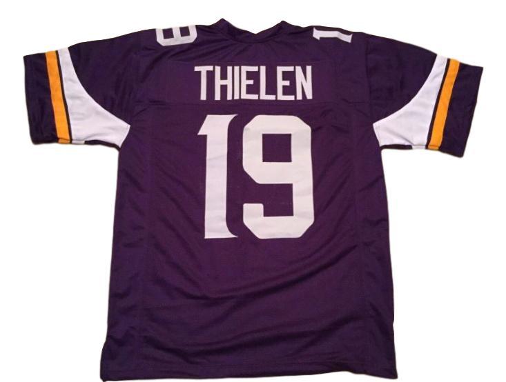 Adam Thielen Jersey #6 Custom Unsigned Football Stitched Purple
