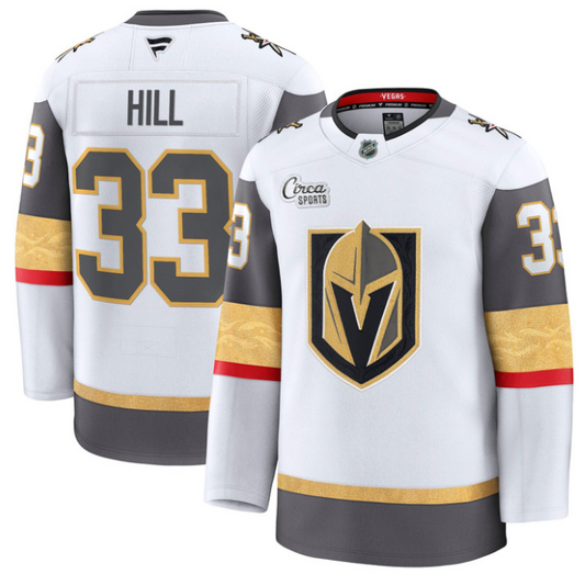 Adin Hill Jersey #33 Vegas Golden Knights Premium Stitched White