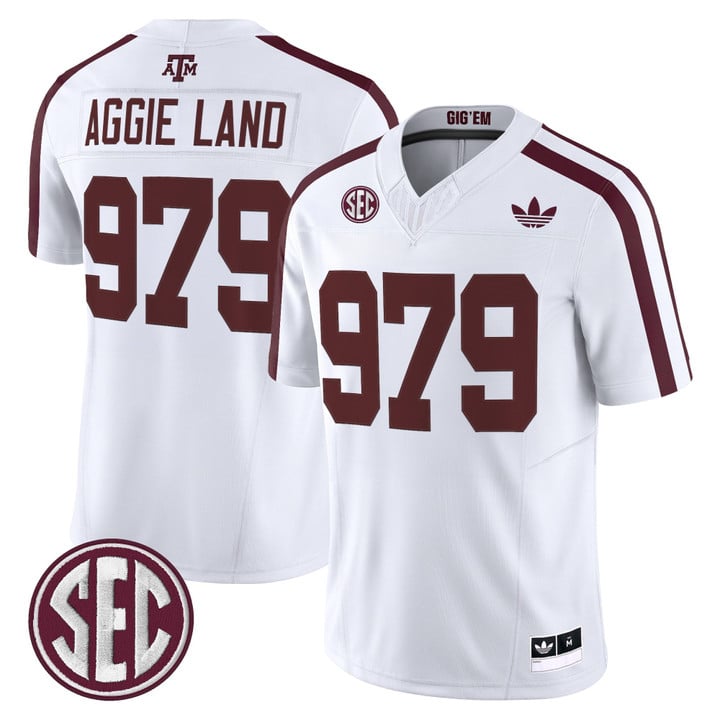 Aggie Land Jersey #979 Texas A&M Aggies 2025 Vapor V2 Stitched