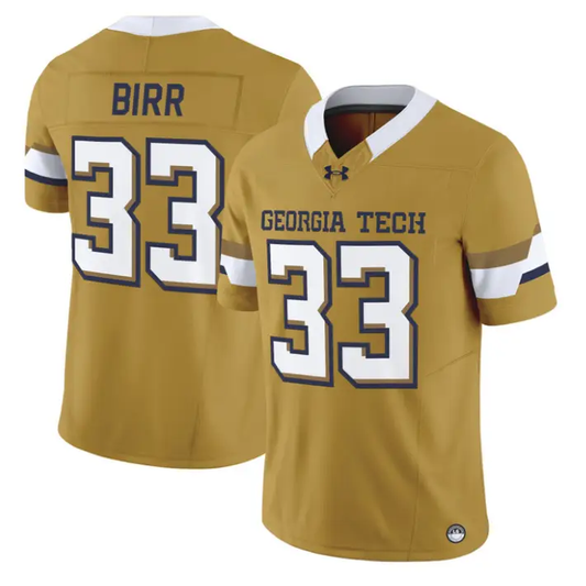 Aidan Birr Jersey #33 Georgia Tech Yellow Jackets 2026 Limited Stitched