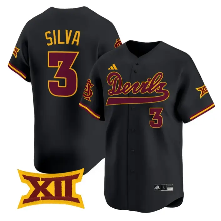 Aissa Silva Jersey #3 Sun Devils 2026 Softball Vapor Premier Stitched