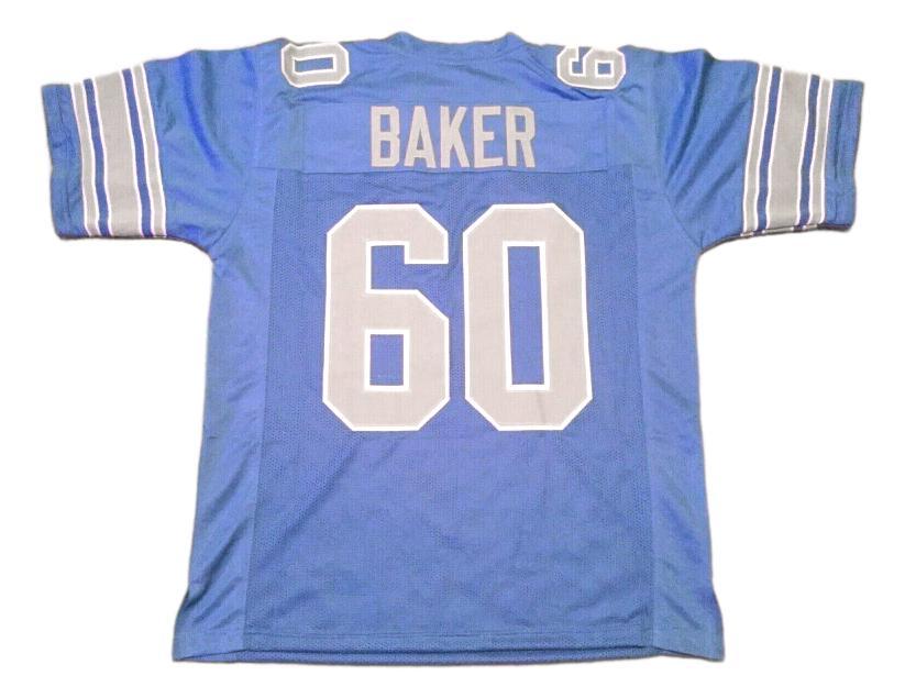 Al Baker Jersey #60 Custom Unsigned Football Stitched Light Blue