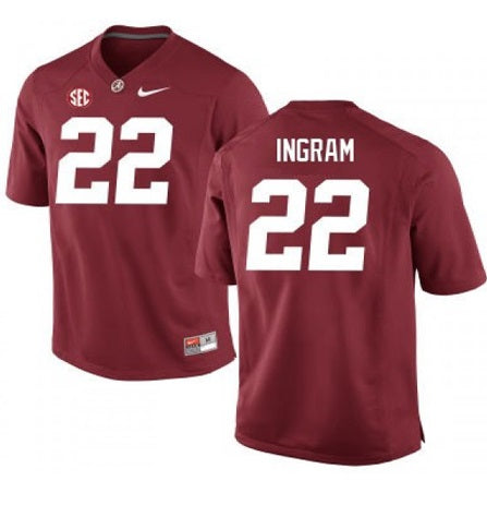 Alabama Crimson Tide #22 Mark Ingram NCAA Football Jersey Red