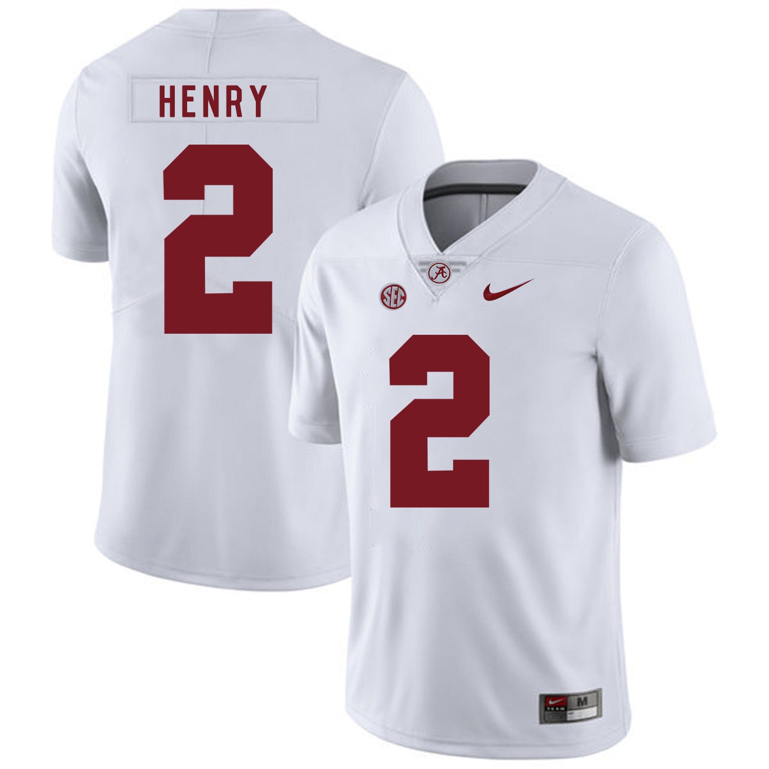 Alabama Crimson Tide #2 Derrick Henry College Football Jersey White (Copy)