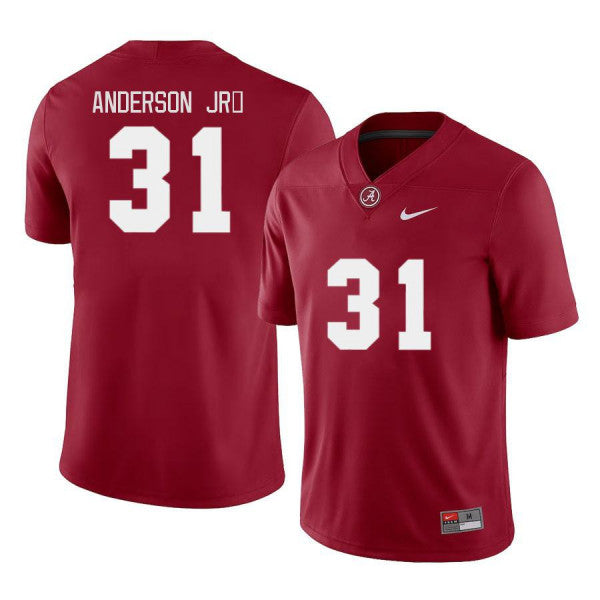 Alabama Crimson Tide #31 Will Anderson Jr. Football Game Jersey Red