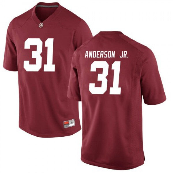 Alabama Crimson Tide #31 Will Anderson Jr. Football Game Red Jersey