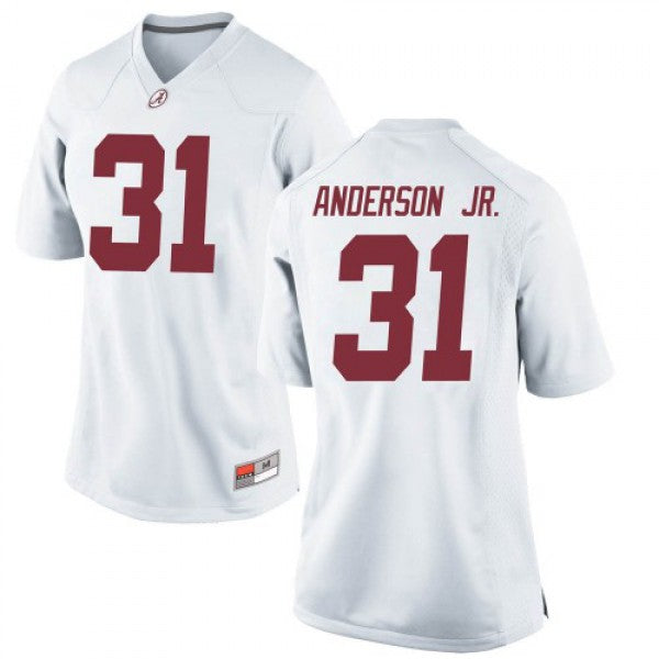 Alabama Crimson Tide #31 Will Anderson Jr. Football Game White Jersey