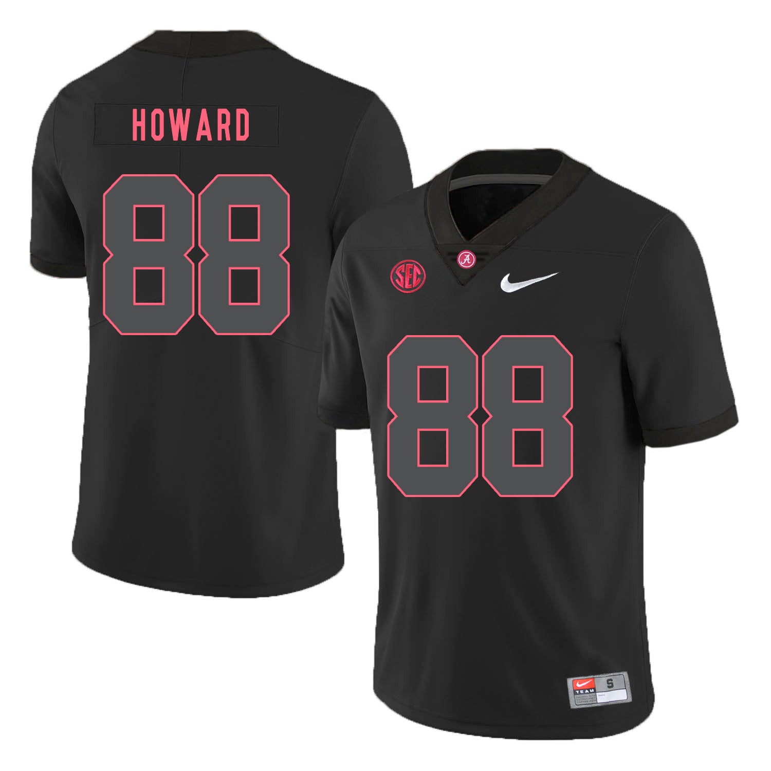 Alabama Crimson Tide #88 O.J Howard College Football Jersey Black