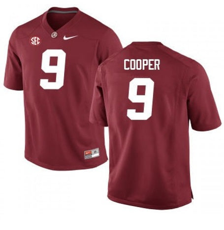 Alabama Crimson Tide #9 Amari Cooper NCAA Football Jersey Red
