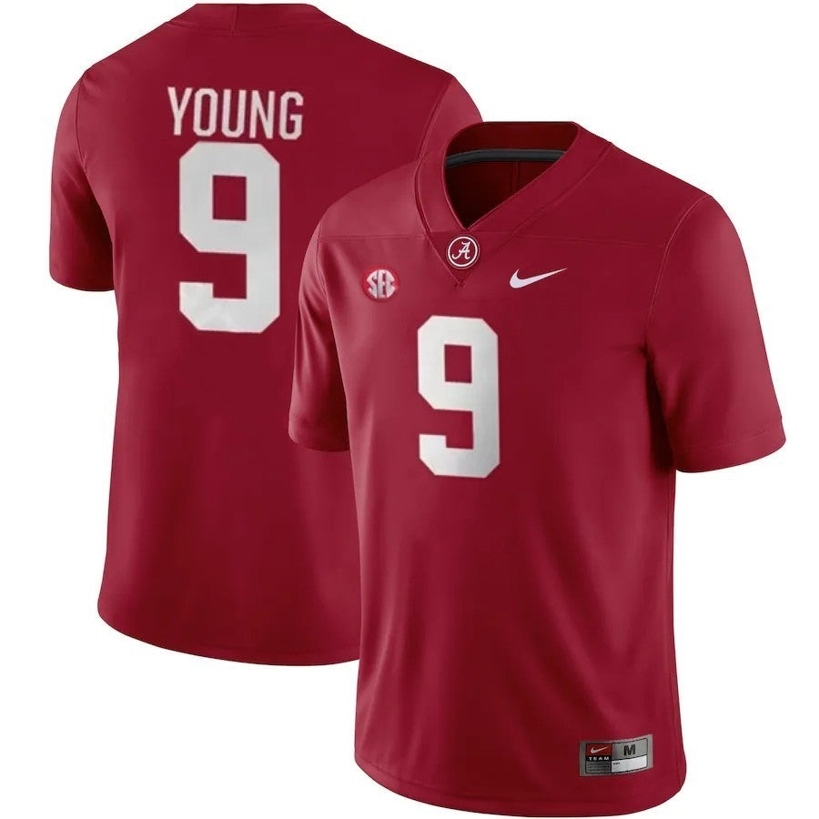 Alabama Crimson Tide #9 Bryce Young Football Game Jersey - Crimson