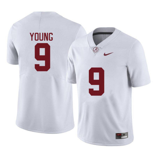 Alabama Crimson Tide #9 Bryce Young Football Game Jersey White