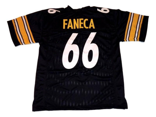 Alan Faneca Jersey #66 Custom Unsigned Football Stitched Black