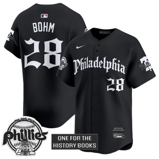 Bryce Harper Jersey #3 Phillies Retro Newspaper Edition Vapor Premier Limited Stitched Alternate