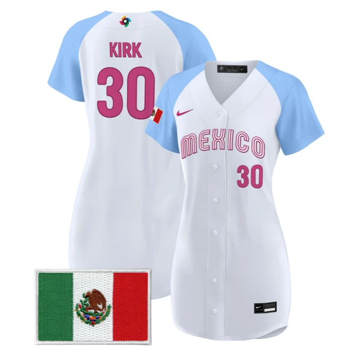 Alejandro Kirk Jersey #30 Team Mexico 2026 World Baseball Dress Stitched