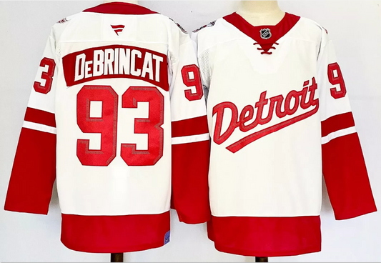 Detroit Red Wings Blank White 2025 NHL Stadium Series Jersey