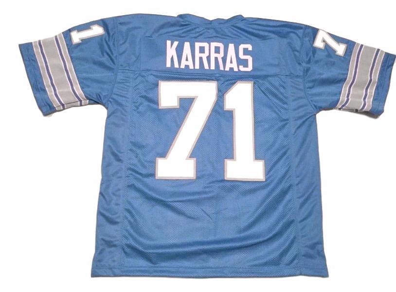 Alex Karras Jersey #71 Custom Unsigned Football Stitched Blue