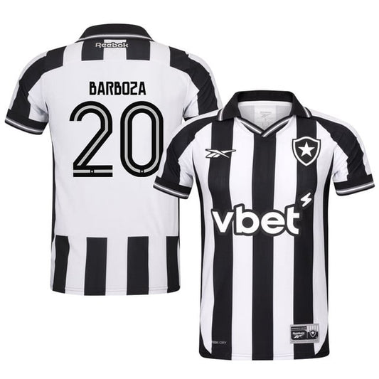 Alexander Barboza #20 Botafogo 2025-26 Home Jersey – Black White