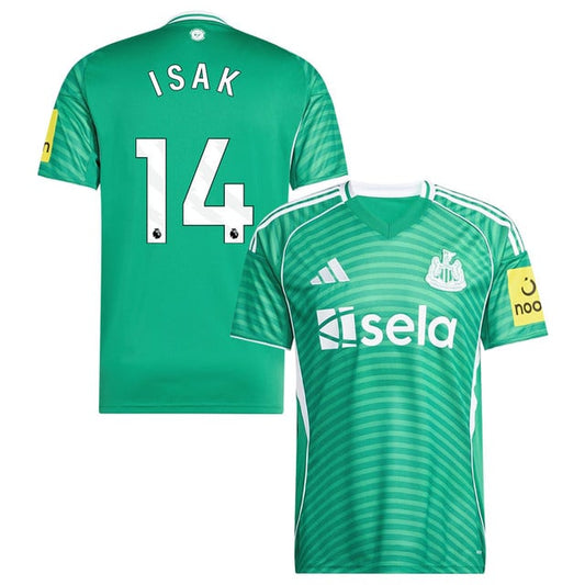 Alexander Isak #14 Newcastle United 2025-26 Away Match Jersey – Green