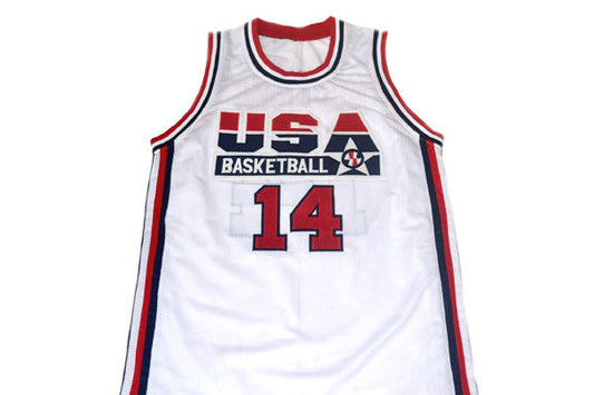 Alonzo Mourning Jersey #14 Team USA Basketball White