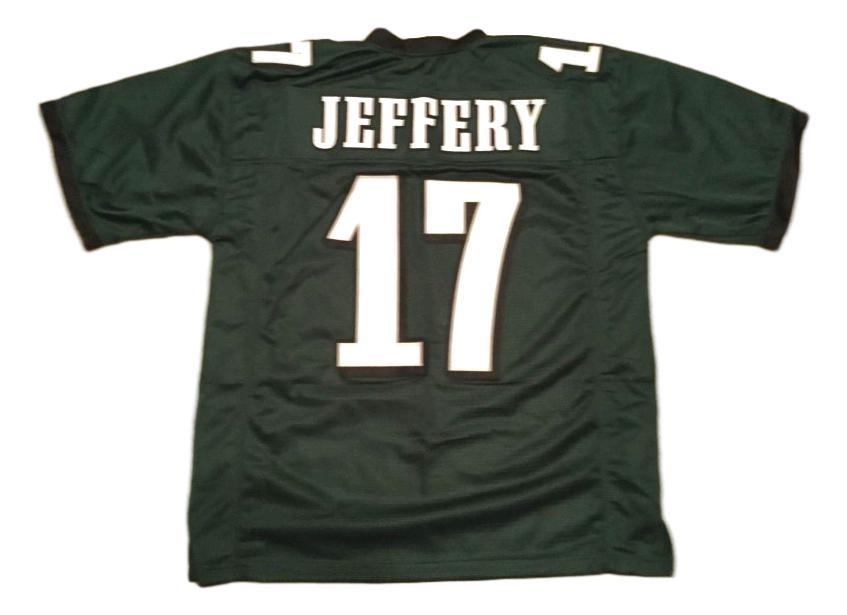 Alshon Jeffery Jersey #17 Custom Unsigned Football Stitched Green