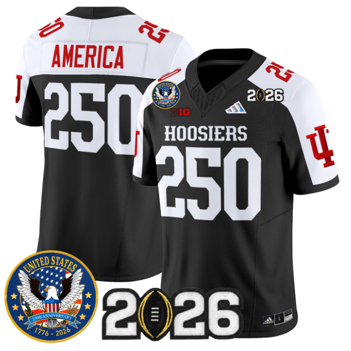 AmericaJersey #250 Indiana Hoosiers United States 250th 2026 Stitched