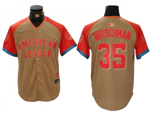 American League #35 Adley Rutschman Cream 2024 MLB All-Star Game Limited Jersey