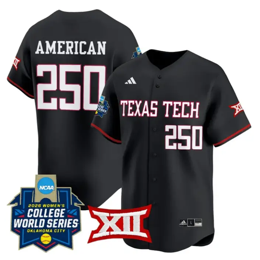 American Jersey #250 Red Raiders Softball 2026 World Series (WCWS)