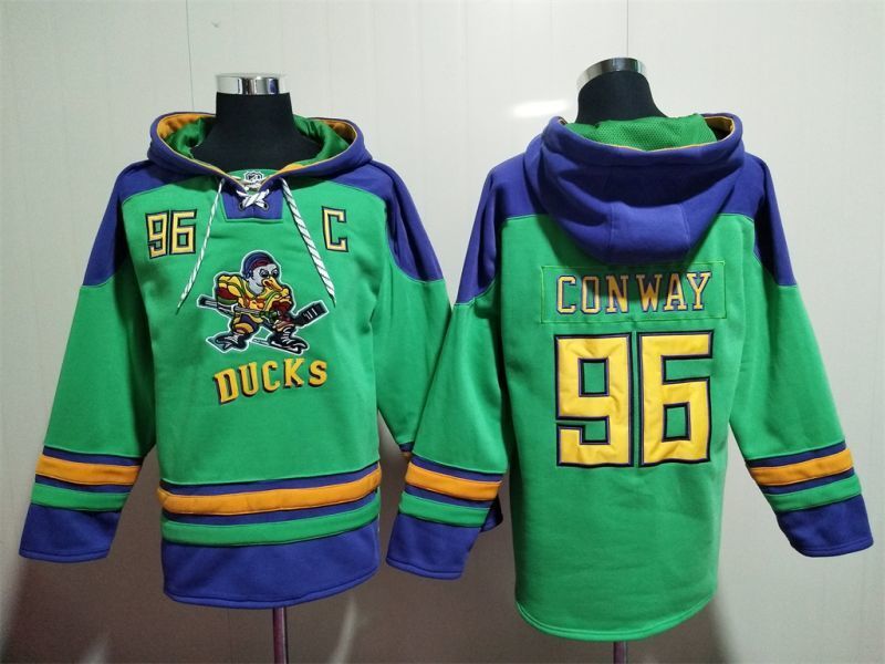 Anaheim Ducks #96 Charlie Conway Pullover Hoodie