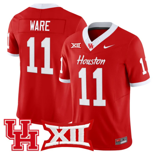 Andre Ware Jersey #11 Houston Cougars 2025 Vapor Limited Stitched Red