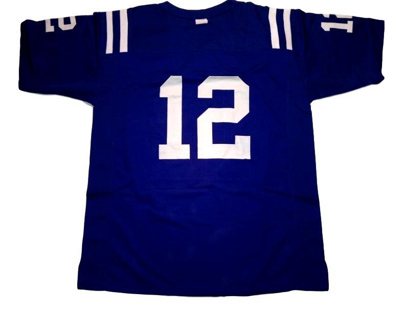 Andrew Luck Jersey #12 Custom Unsigned Football Stitched Blue