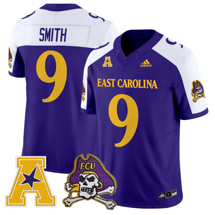 Anthony Smith Jersey #9 East Carolina Pirates 2025 Limited Stitched