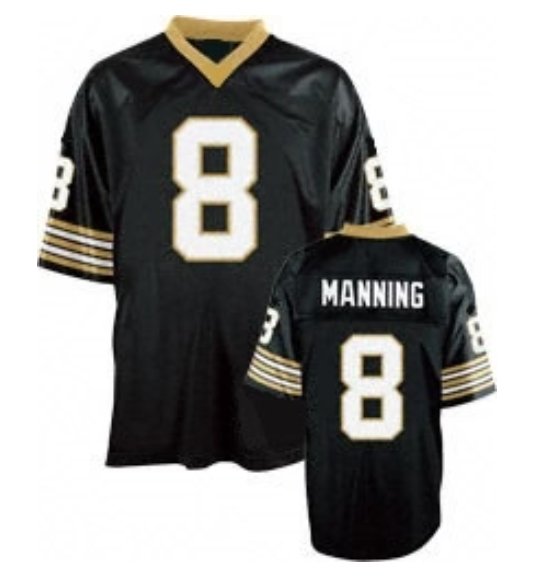 Archie Manning Jersey New Orleans Saints Custom Throwback Football