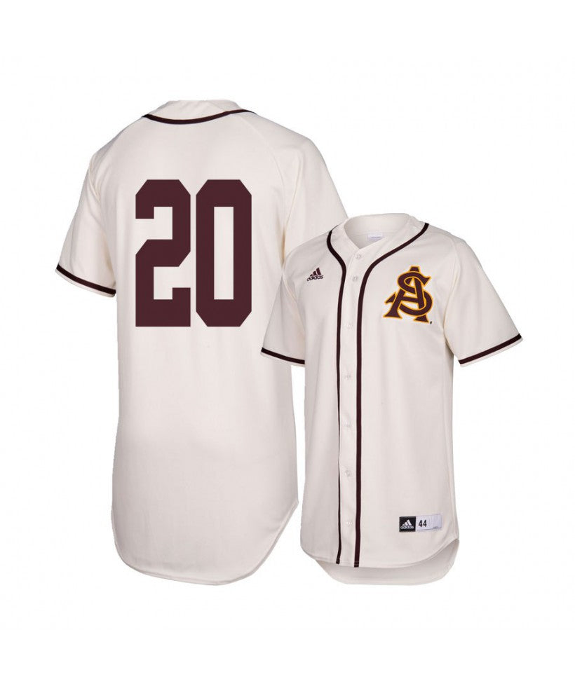 Arizona State Sun Devils 20 Spencer Torkelson White Baseball Jersey