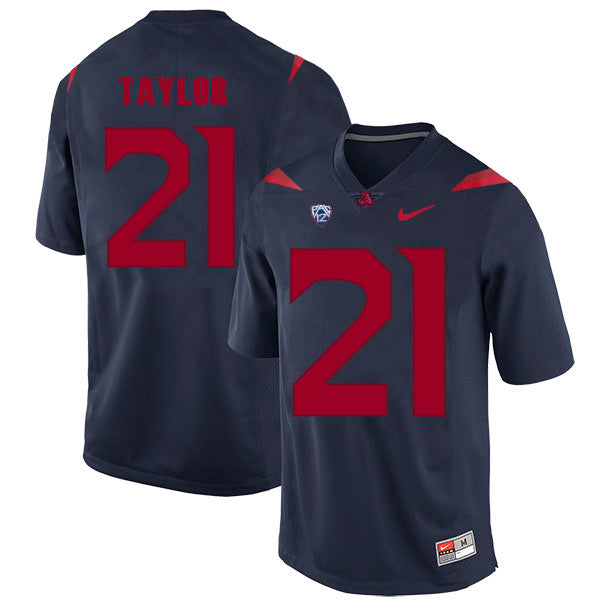 Arizona Wildcats #21 JJ Taylor NCAA College Football Jersey Blue
