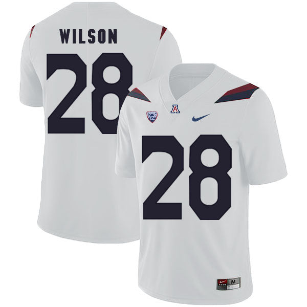 Arizona Wildcats #28 Nick Wilson NCAA College Football Jersey White