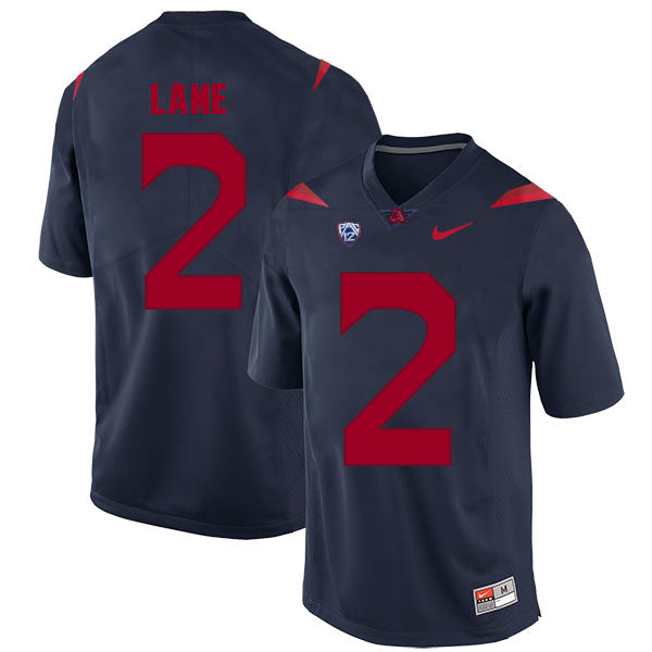 Arizona Wildcats #2 K'Hari Lane NCAA College Football Jersey Blue