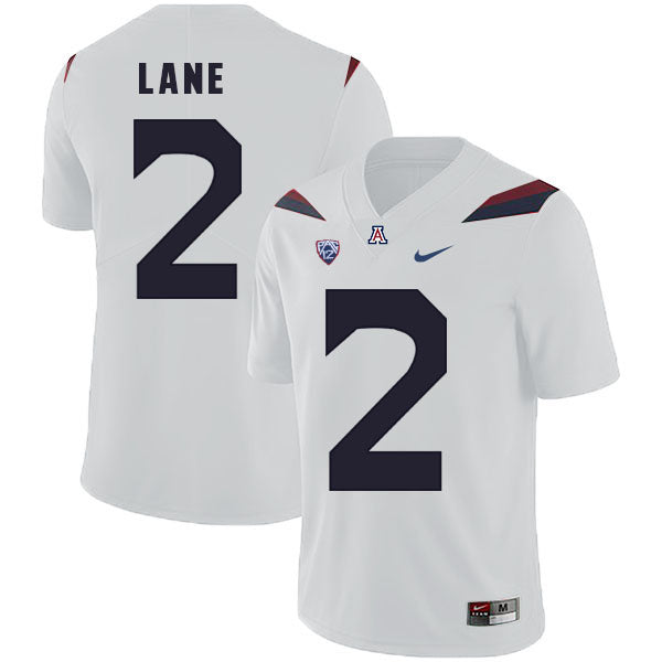 Arizona Wildcats #2 K'Hari Lane NCAA College Football Jersey White