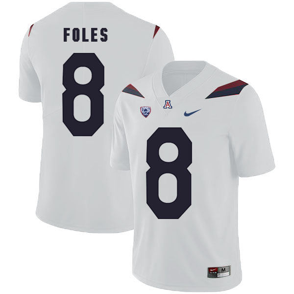 Arizona Wildcats #8 Nick Foles NCAA College Football Jersey White