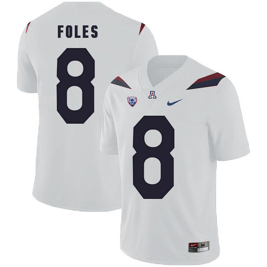 Arizona Wildcats #8 Nick Foles NCAA College Football Jersey White