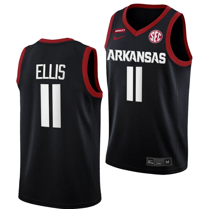Arkansas Razorbacks El Ellis Jersey #3 College Basketball